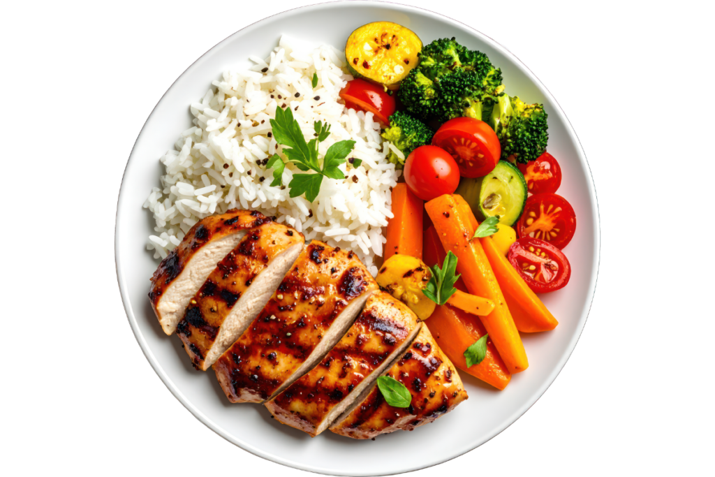 Proteína suficiente, energia adequada e variedade alimentar fazem parte de uma estratégia para ganhar massa muscular.