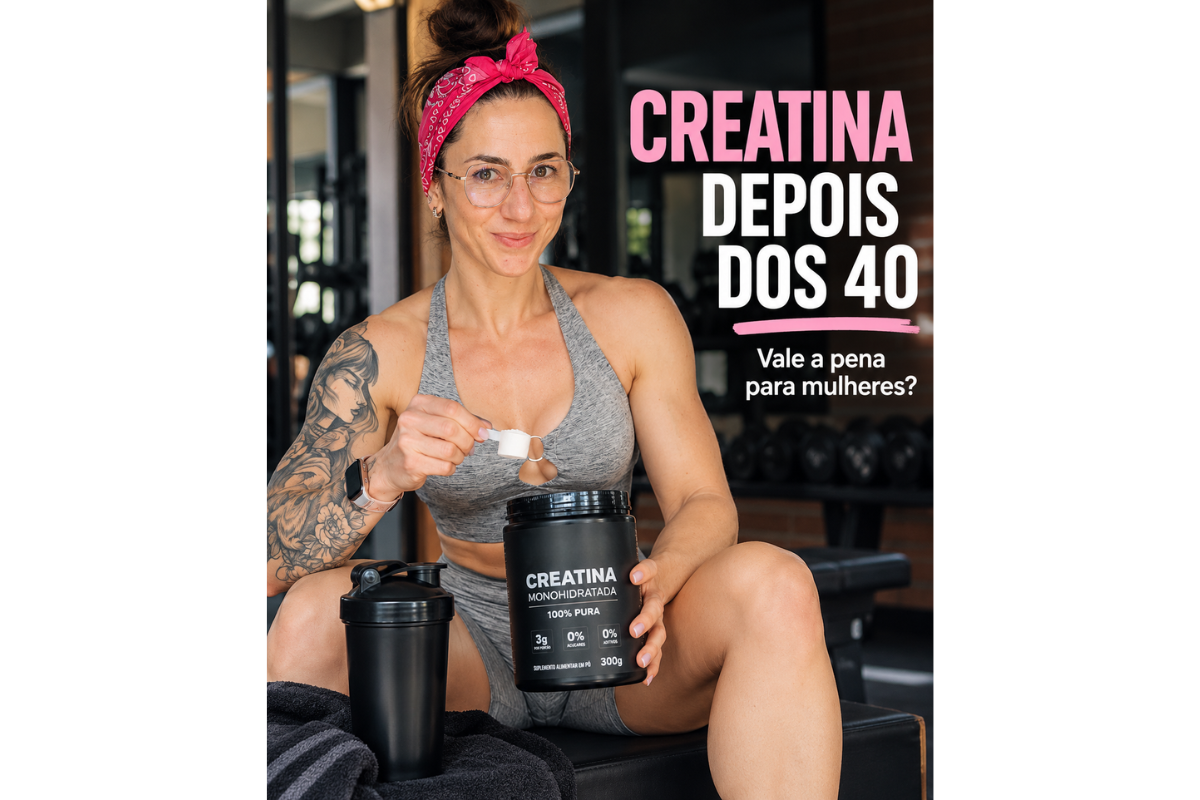 Creatina depois dos 40 para mulheres